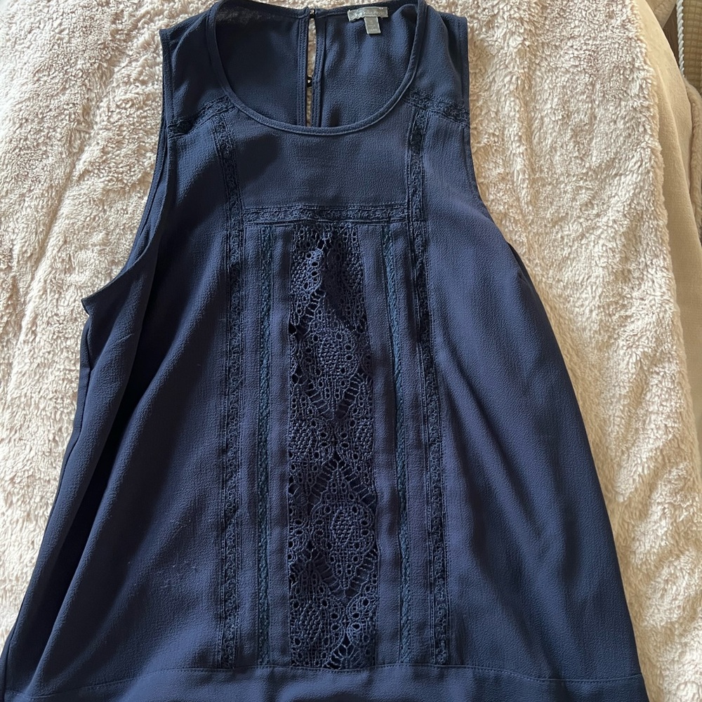 Hollister navy blouse